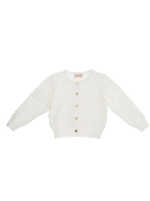 Cardigan, bambina, logato. ELISABETTA FRANCHI | EGMA051 C FL0600004